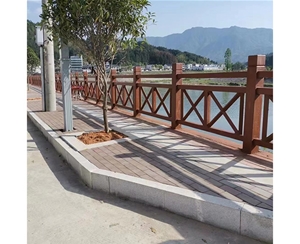 廣西仿樹藤欄桿的制作方法